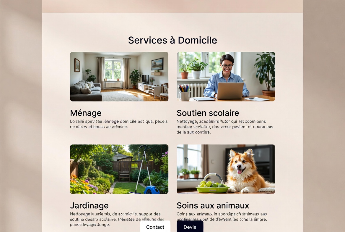 Evaluation gratuite pour prestations à domicile avec Trouvea