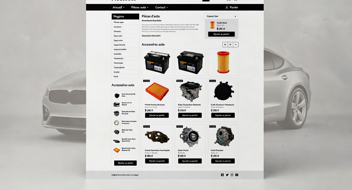 Tous les accessoires des enseignes telles que Chrysler et Ford sont commercialisées chez Toutespiecesauto.fr