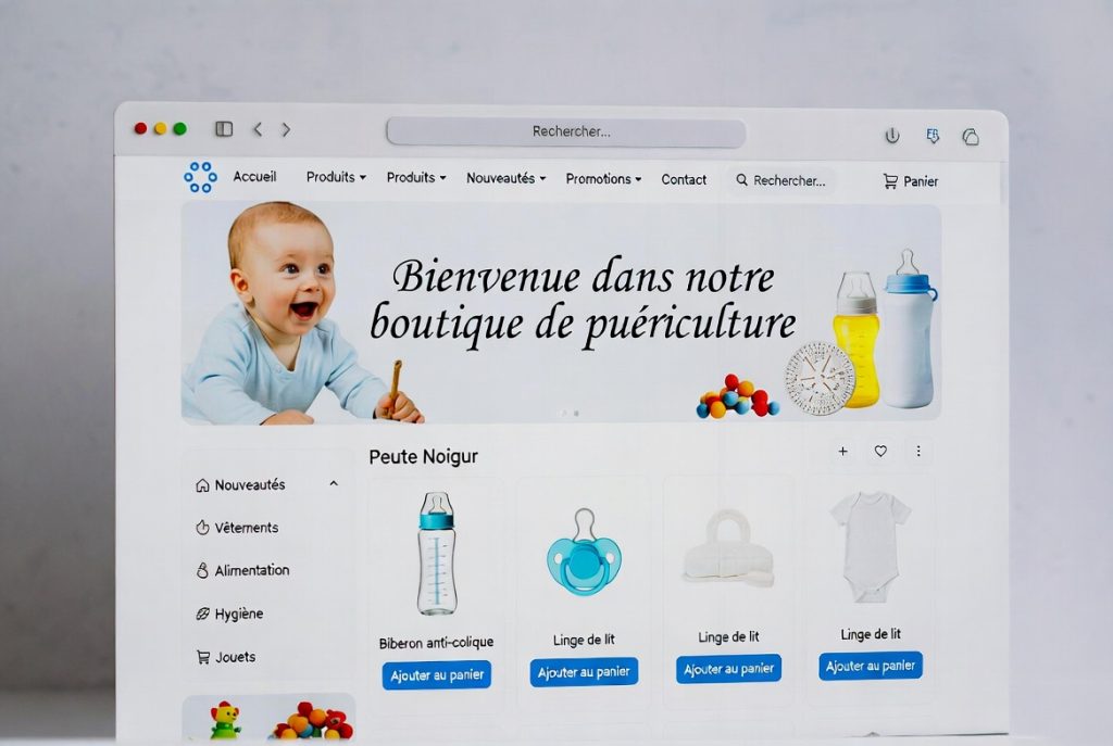 Magasin de puériculture à Paris