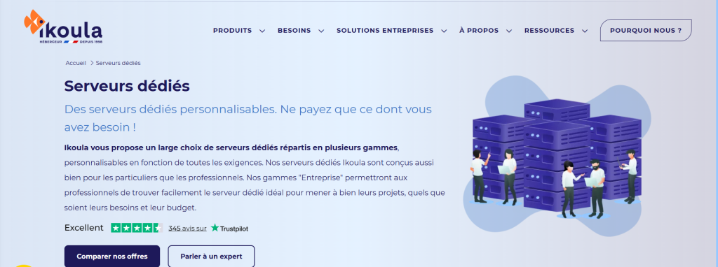 En savoir plus sur le serveur dédié