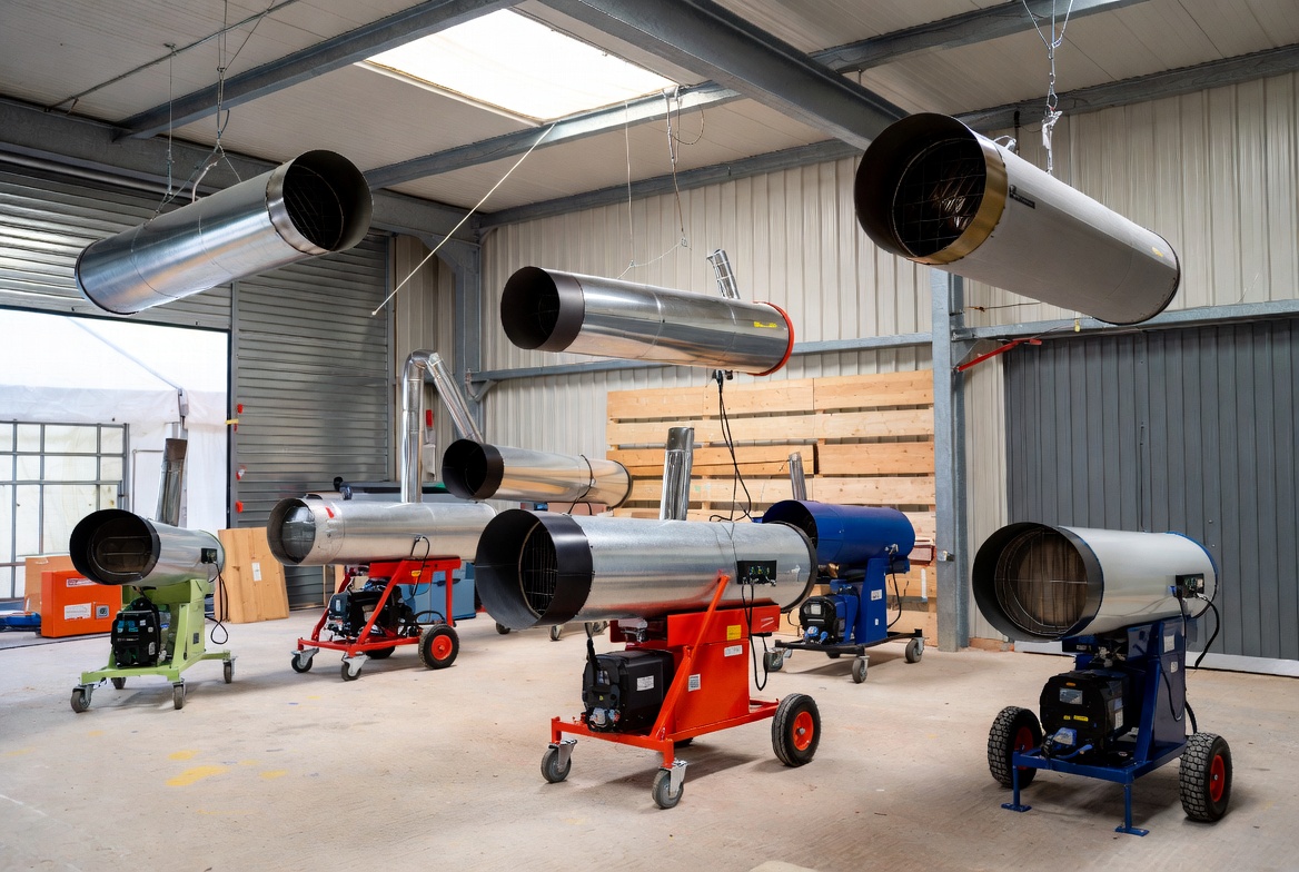 Extérieurs, locaux mal isolés : les solutions de chauffage de « chauffage mobile »…