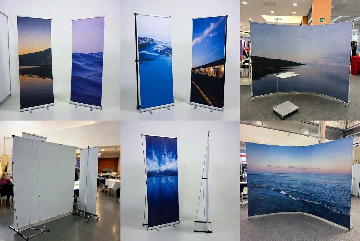 Solutions d’affichage pour vos stands…