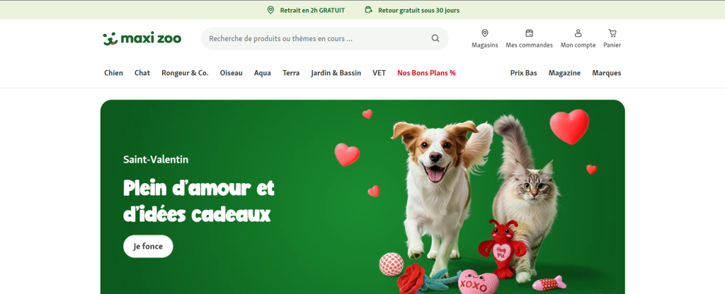 animalerie en ligne pas cher