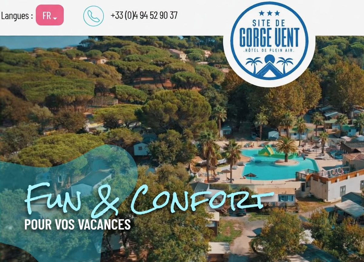 Ca y est, on peut réserver sa place 2021 au camping de Fréjus Gorge-Vent !