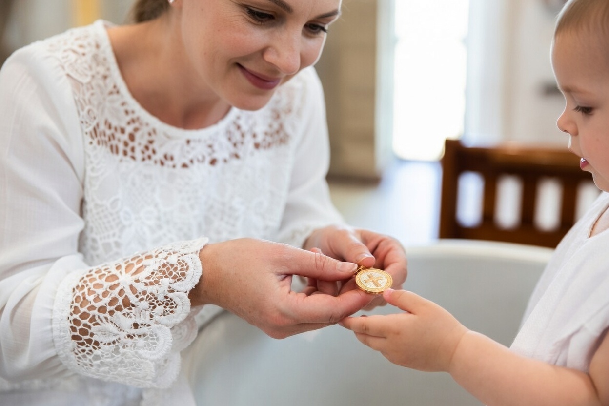 Célébration baptême : pourquoi offrir une médaille ?